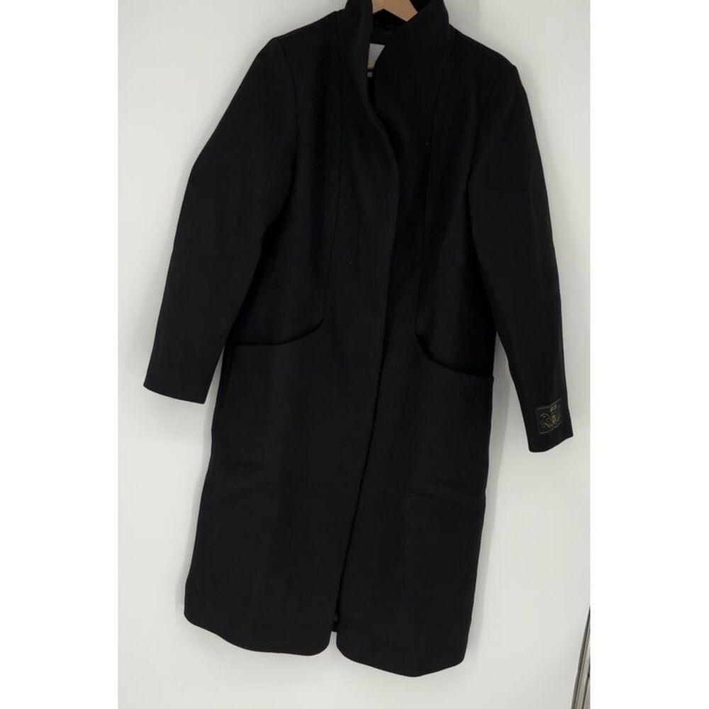 Wilfred by Aritzia Long Black Wool Cashmere Coat